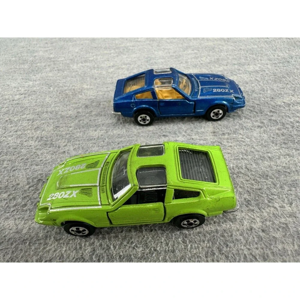 ROAD CHAMPS Die Cast #44 Datsun 280zx 82 Car Lot of 2 T5